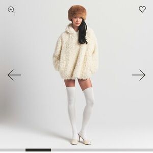 Skims Faux fur hoodie